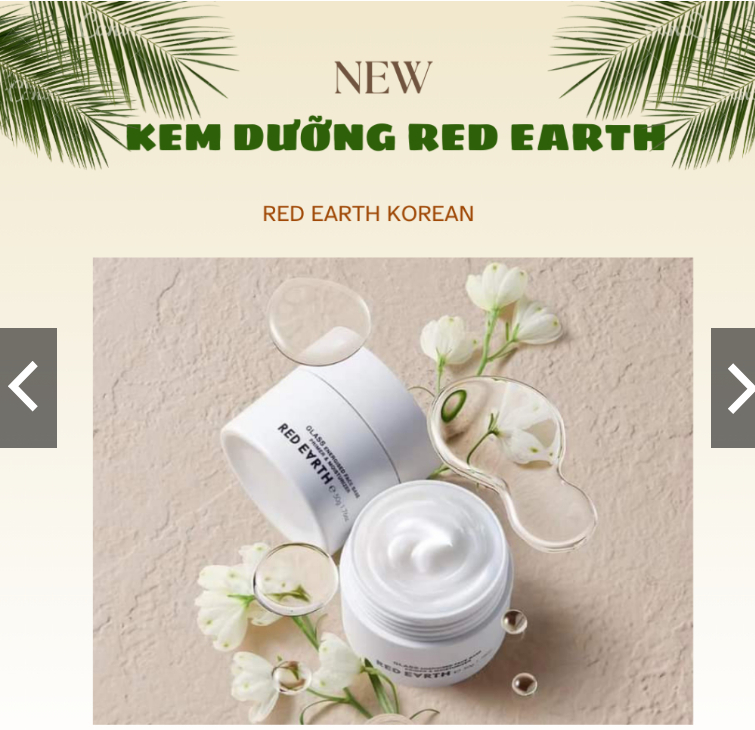 Kem Lót Trang Điểm red earth Dưỡng Ẩm Se Khít Lỗ Chân Lông Màu trắng Dưỡng Ẩm Cho Da Khô 50ml fullsize