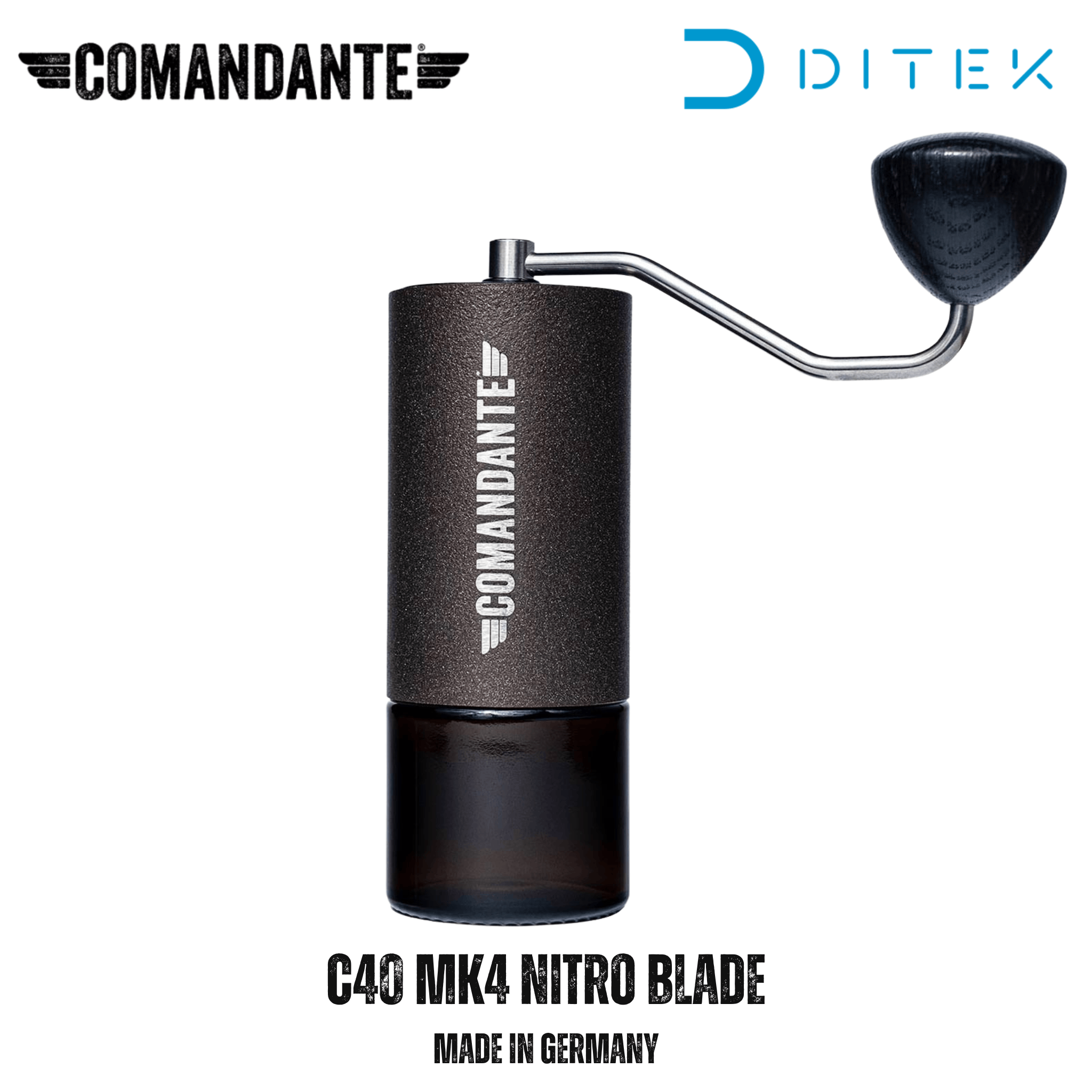 Cối Xay Cà Phê Comandante C40 MK4 Nitro Blade COPPER MOUNTAIN - Made in Germany