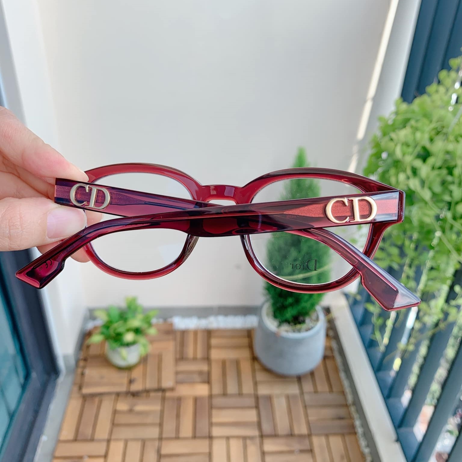 Kính DIOR Demo Oval Ladies Eyeglasses DIORCD2 0LHF 46