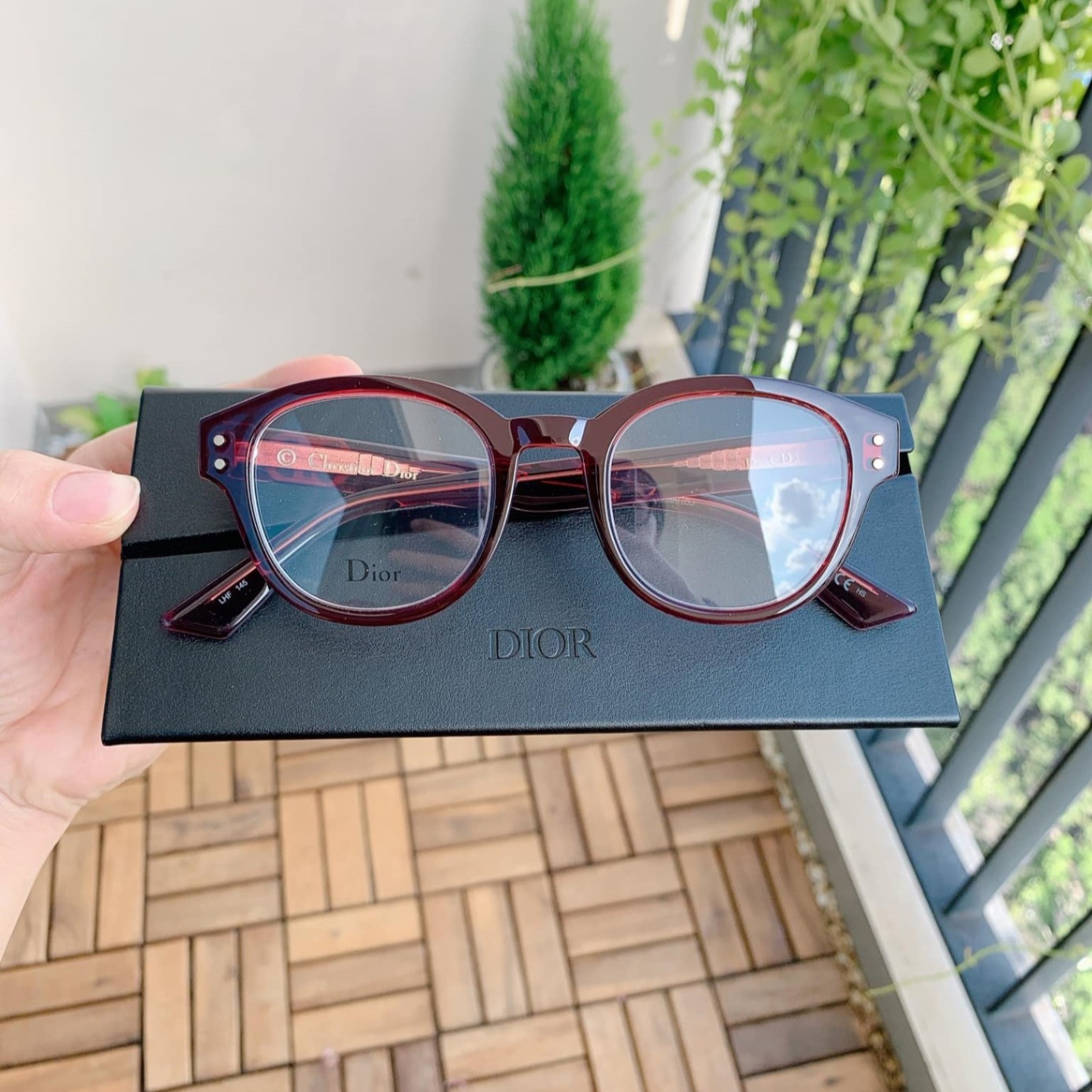 Kính DIOR Demo Oval Ladies Eyeglasses DIORCD2 0LHF 46