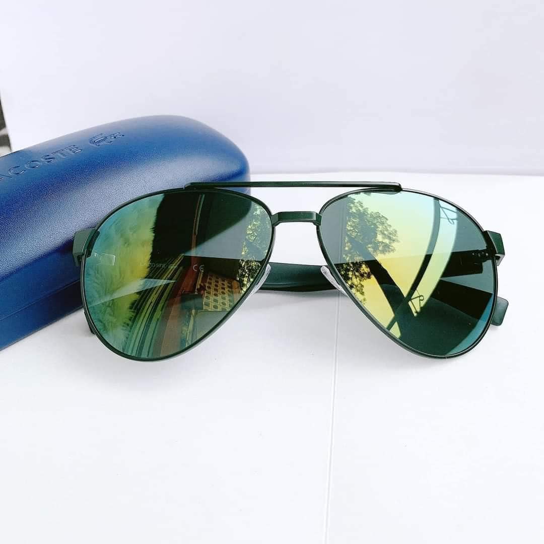 Kính LACOSTE Green Pilot Unisex Sunglasses L185S 315 60