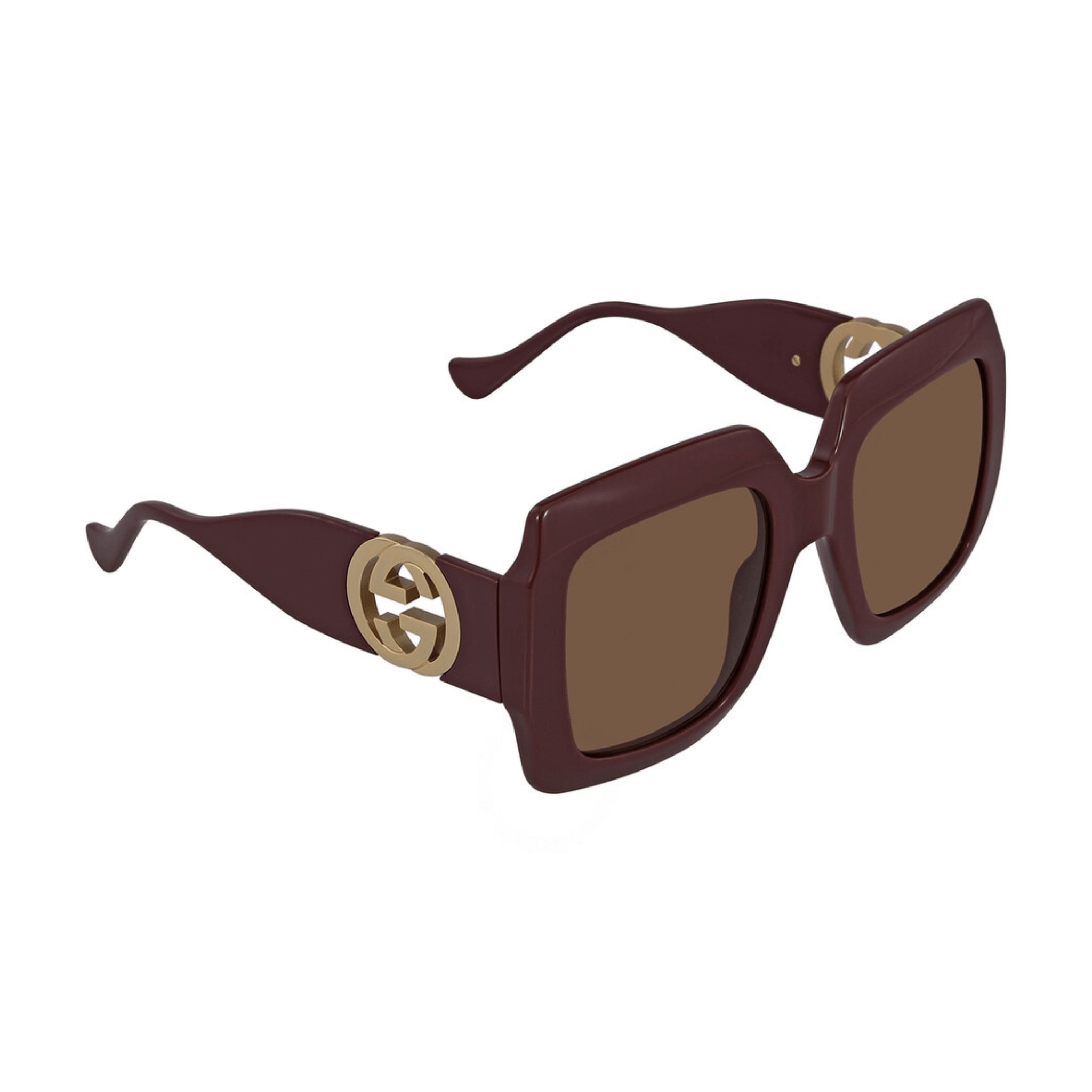 Kính GUCCI Brown Square Ladies Sunglasses GG1022S 007 54