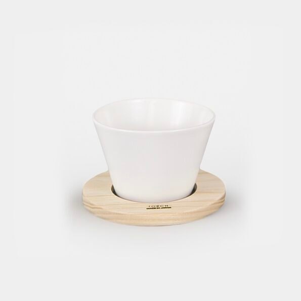 Phễu cà phê Pour Over TORCH Mountain Dripper - Trắng