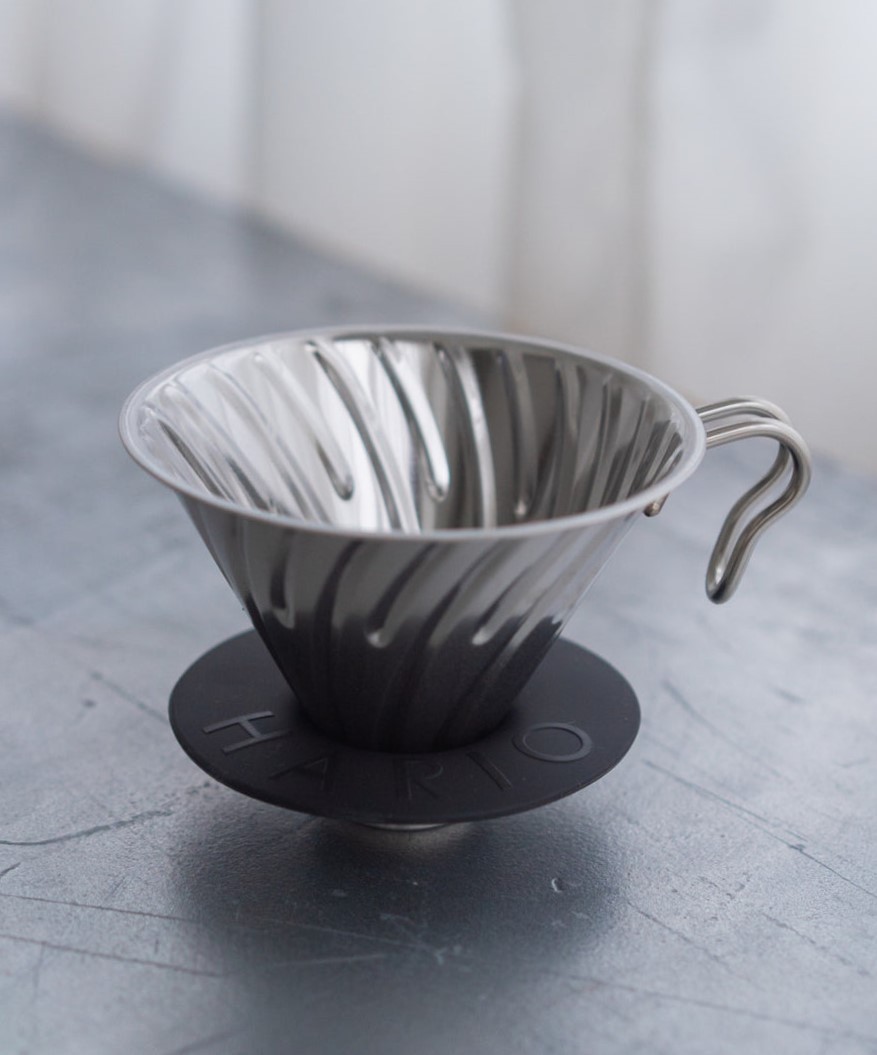 Phễu cà phê HARIO V60 Metal Sliver