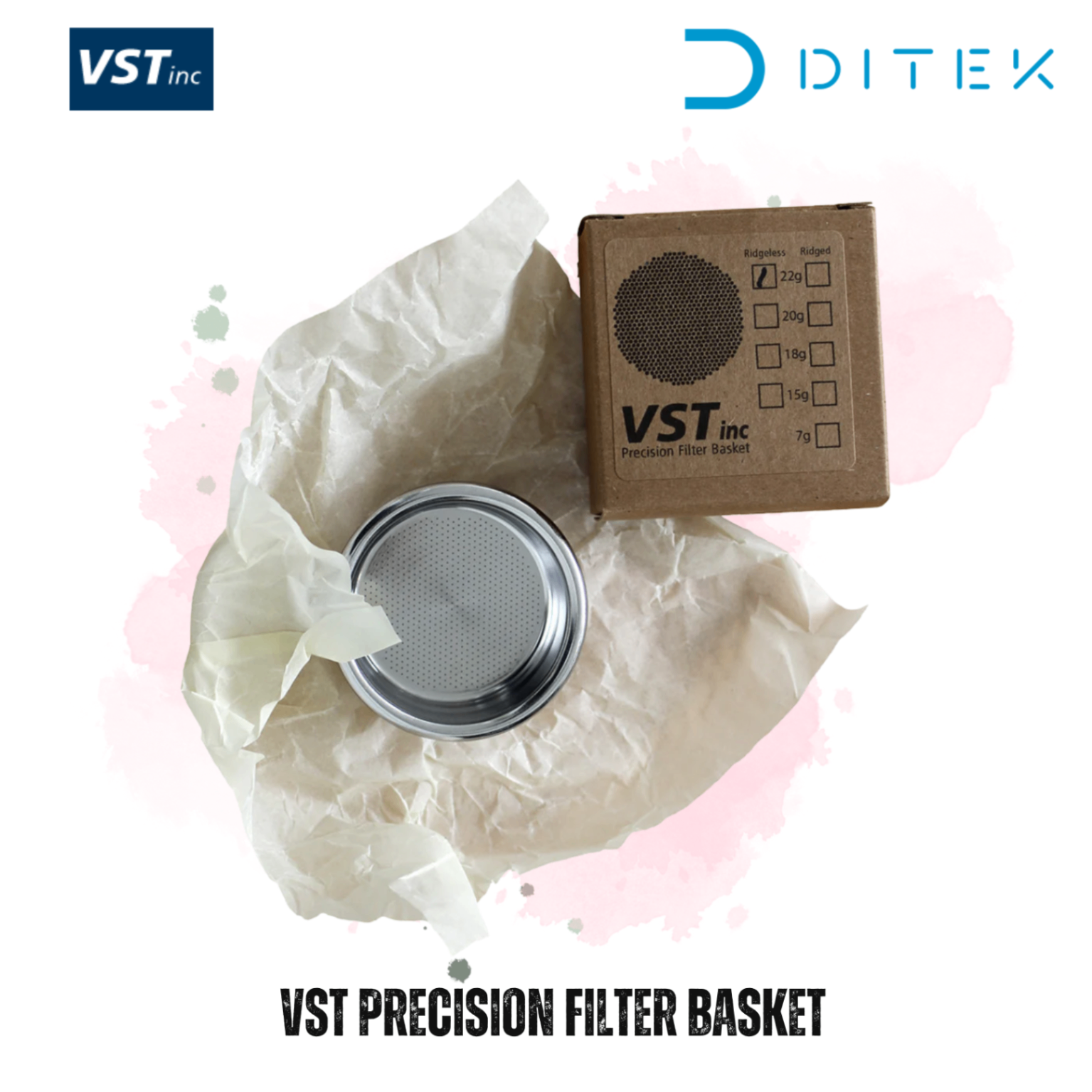 Giỏ lọc espresso VST Precision Filter Basket Made in USA