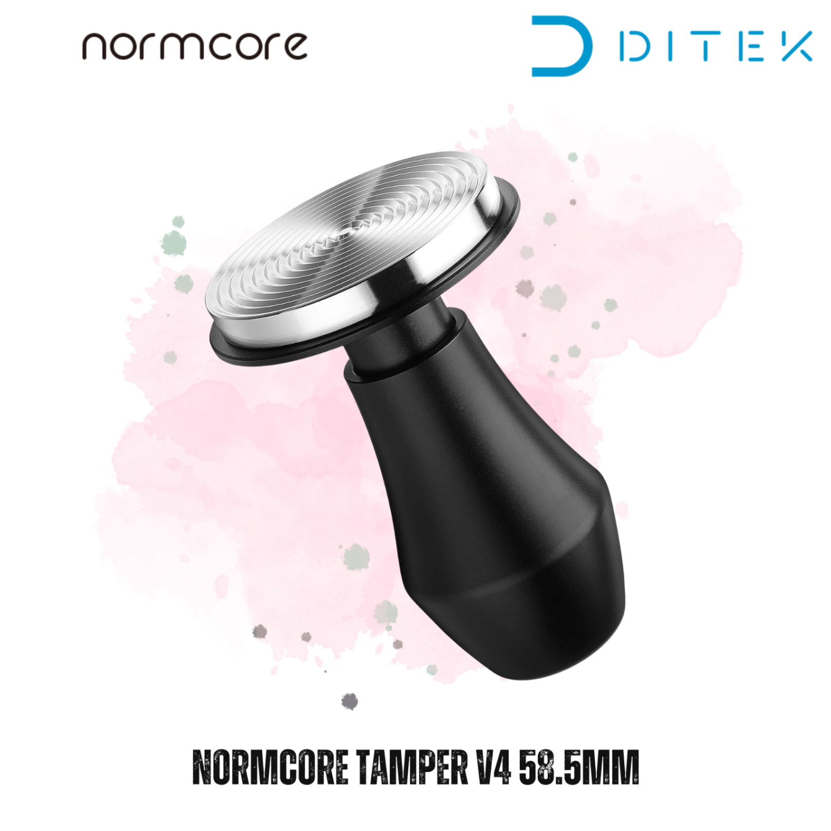 Nén cà phê Normcore 58.5mm Coffee Tamper V4 Ripple Base - Đế Đồng Tâm