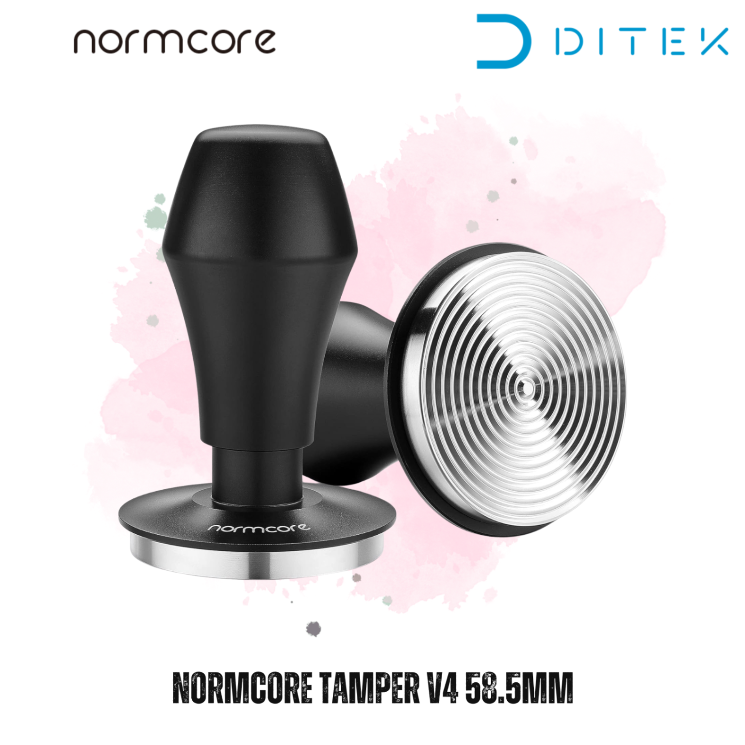 Nén cà phê Normcore 58.5mm Coffee Tamper V4 Ripple Base - Đế Đồng Tâm