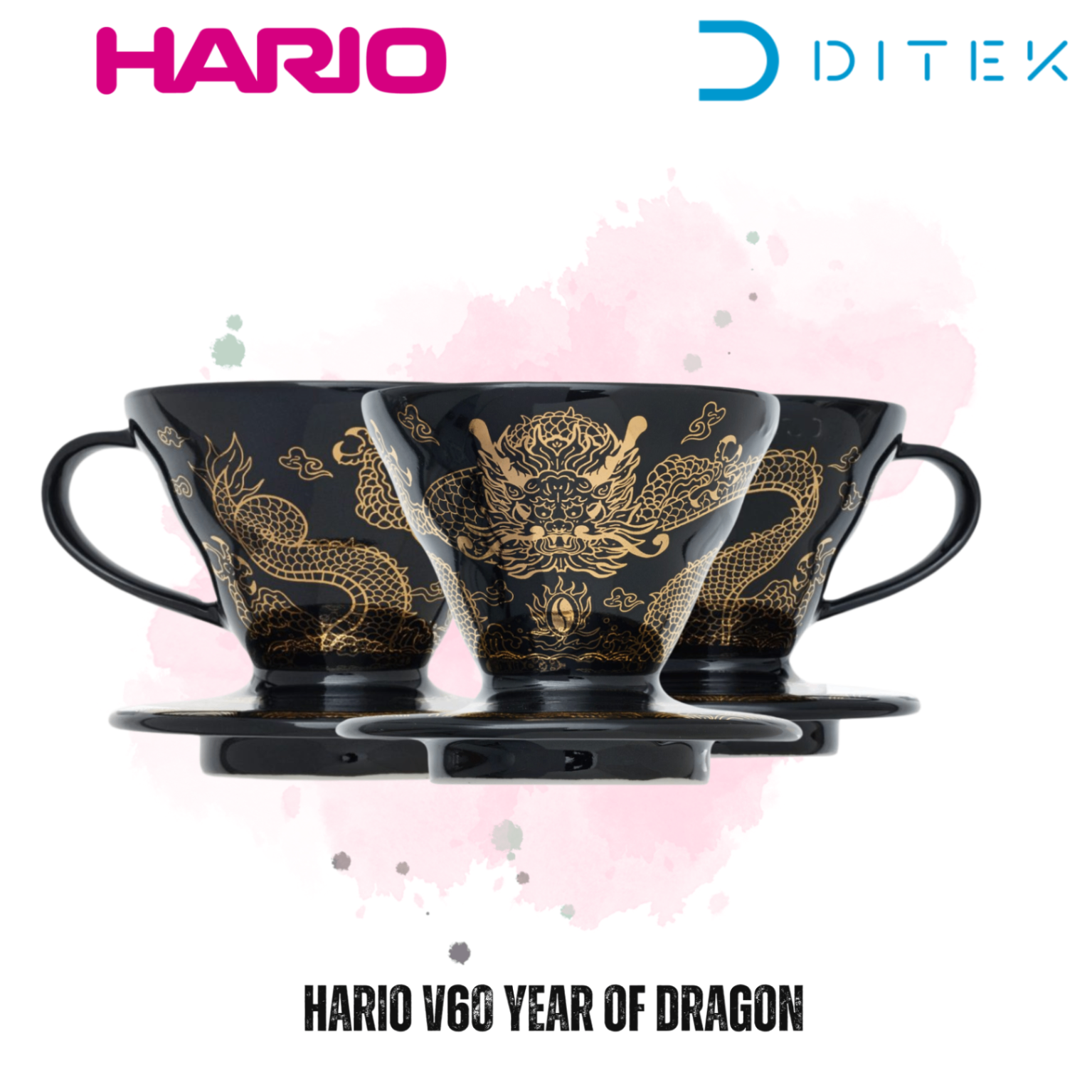 Phễu lọc cà phê Hario V60 The Year of Dragon Special Edition 01