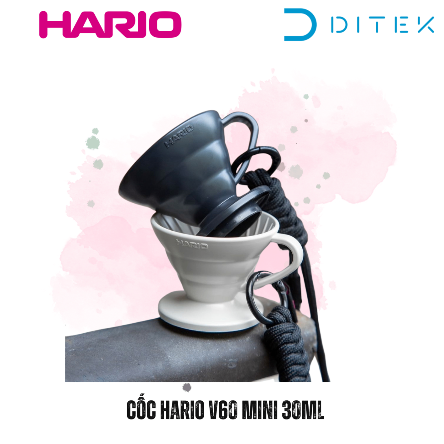 Cốc nhựa Hario V60 mini 30ml