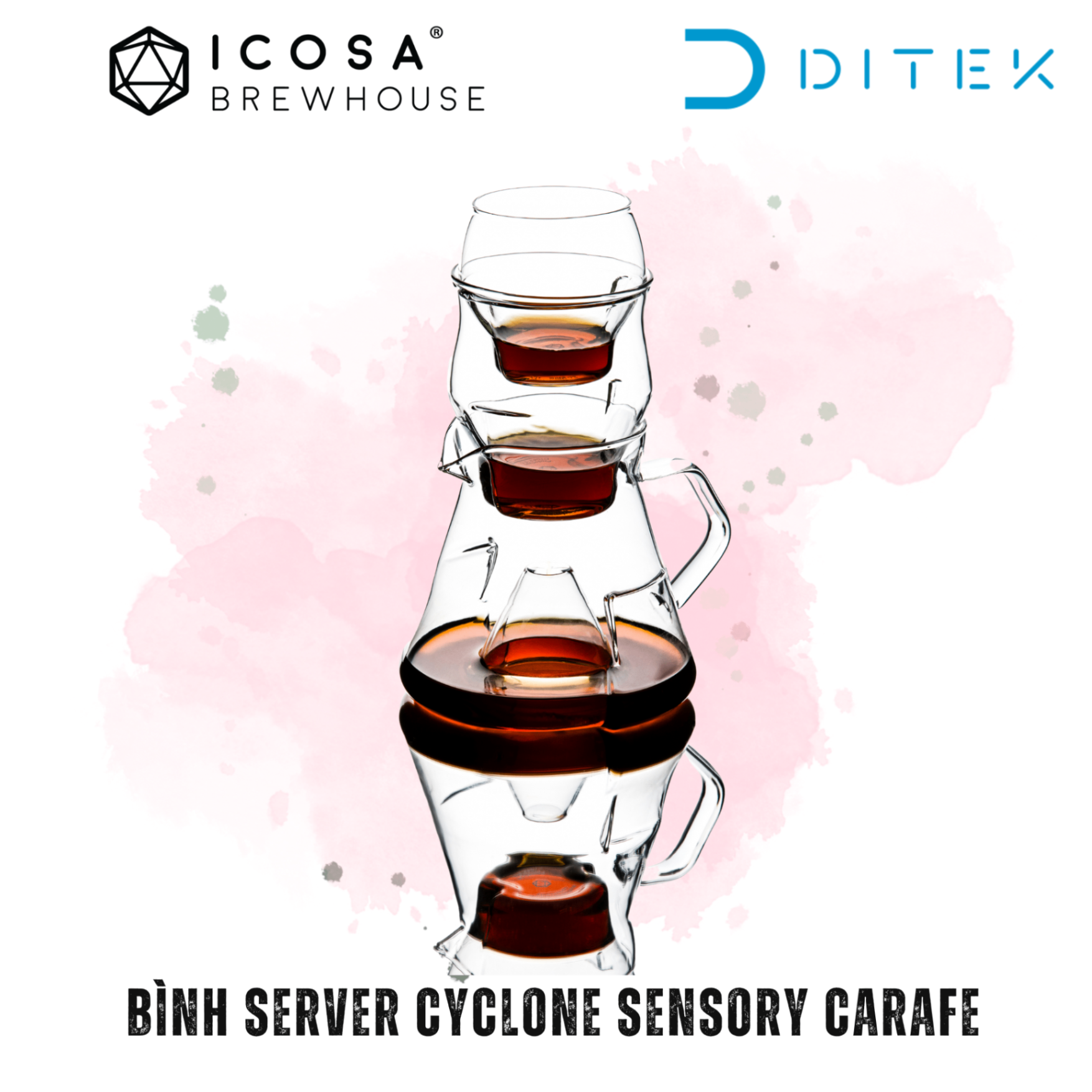 Bình Server Cyclone Sensory Carafe Cà Phê Cao Cấp Với Thiết Kế Aeration Waves Độc Quyền