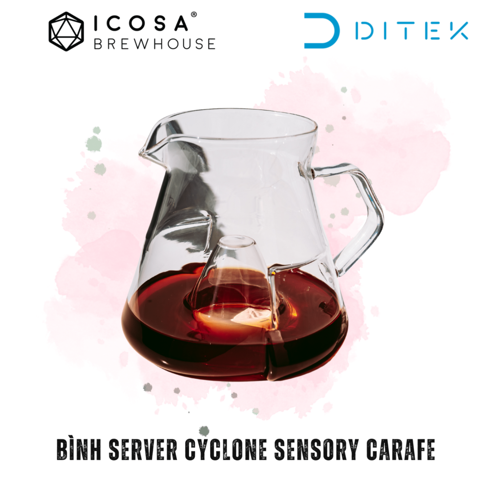 Bình Server Cyclone Sensory Carafe Cà Phê Cao Cấp Với Thiết Kế Aeration Waves Độc Quyền