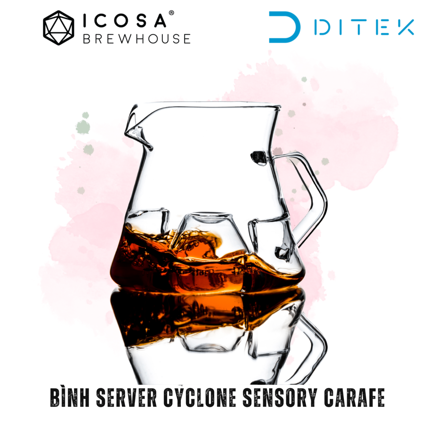Bình Server Cyclone Sensory Carafe Cà Phê Cao Cấp Với Thiết Kế Aeration Waves Độc Quyền