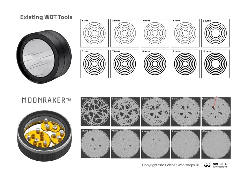 Dụng cụ WDT cao cấp từ Weber MOONRAKER ULTRA | Đỉnh cao chuẩn bị espresso puck
