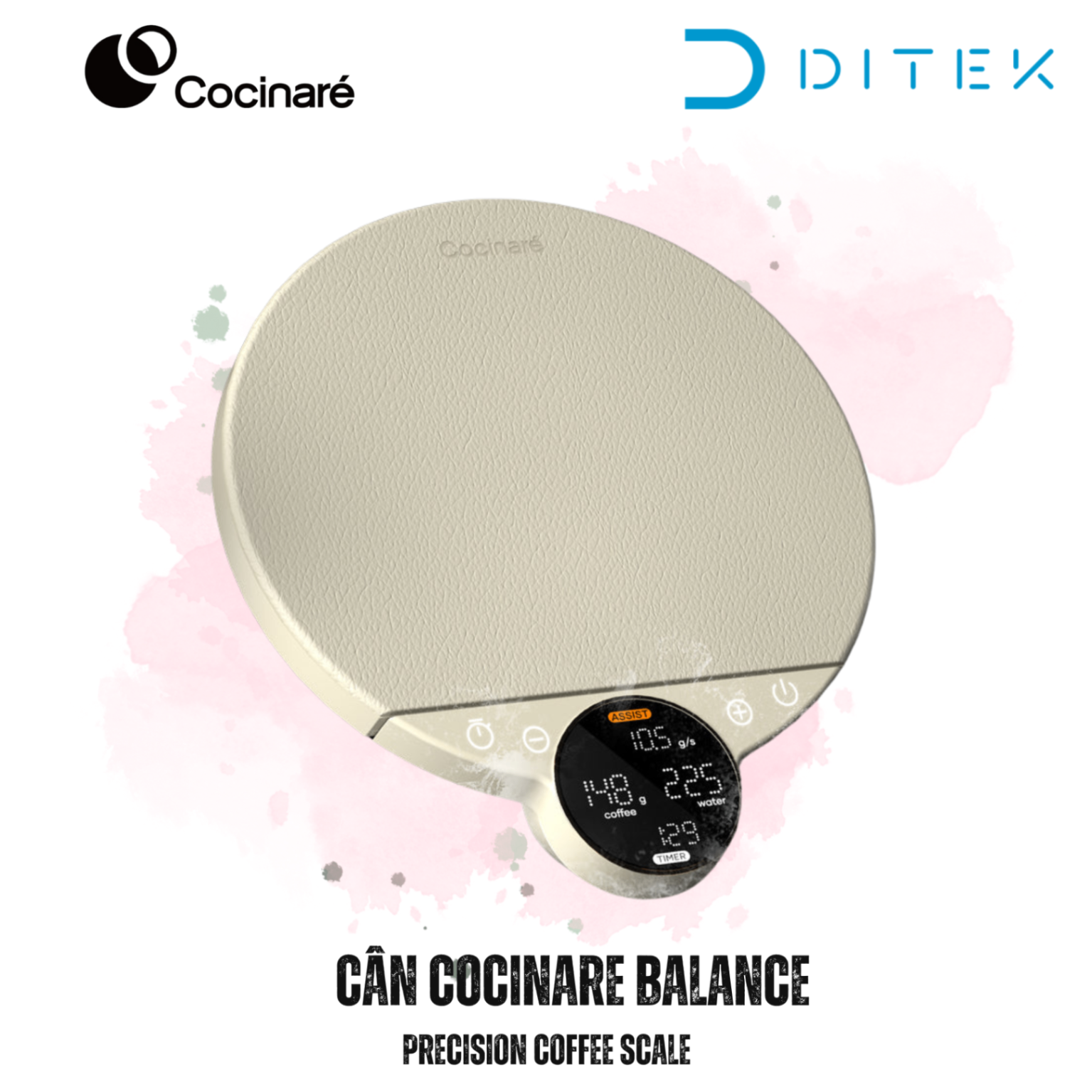 Cân Cocinare BALANCE – Cân điện tử pha cà phê cao cấp, siêu chính xác, đo lưu lượng