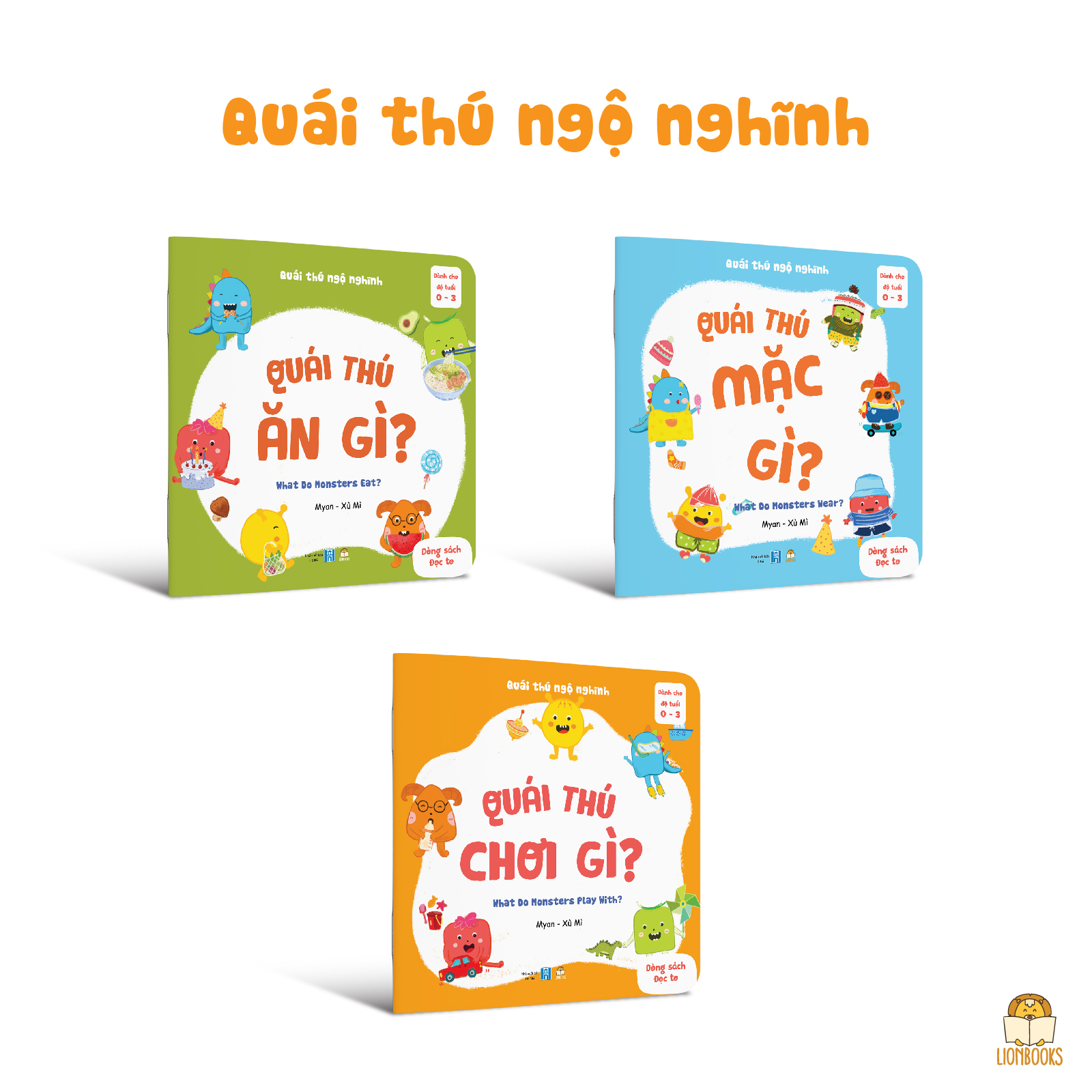 *Bộ Quái thú ngộ nghĩnh 3 cuốn