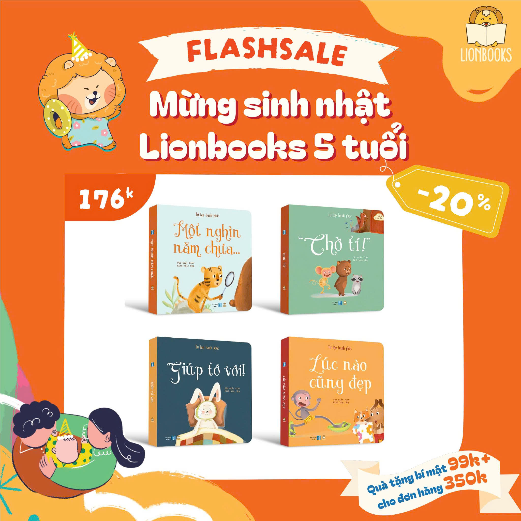 Bộ Tự lập hạnh phúc 4 cuốn bồi cứng