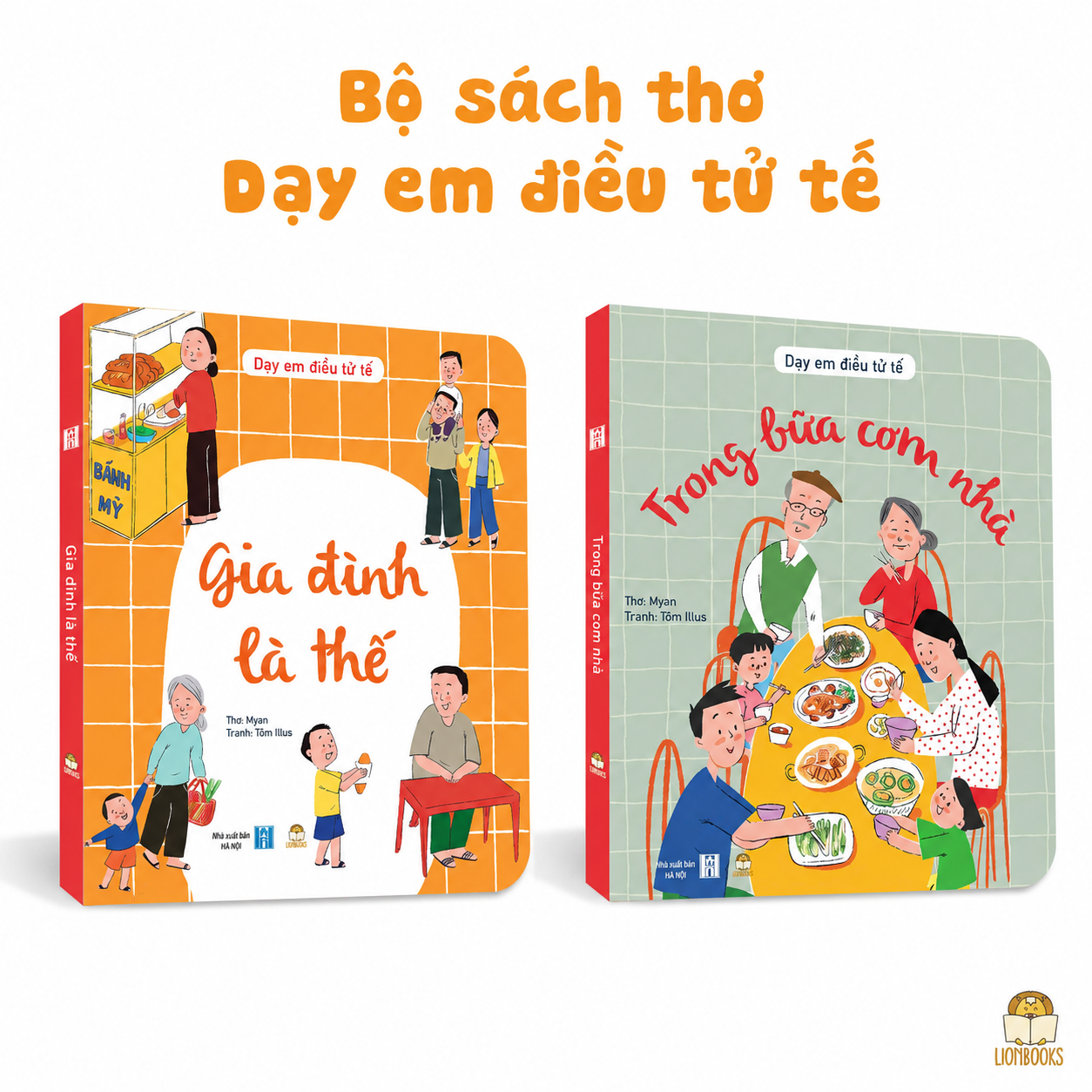 [Sách mới] Bộ Dạy em điều tử tế 2 cuốn thơ bồi cứng