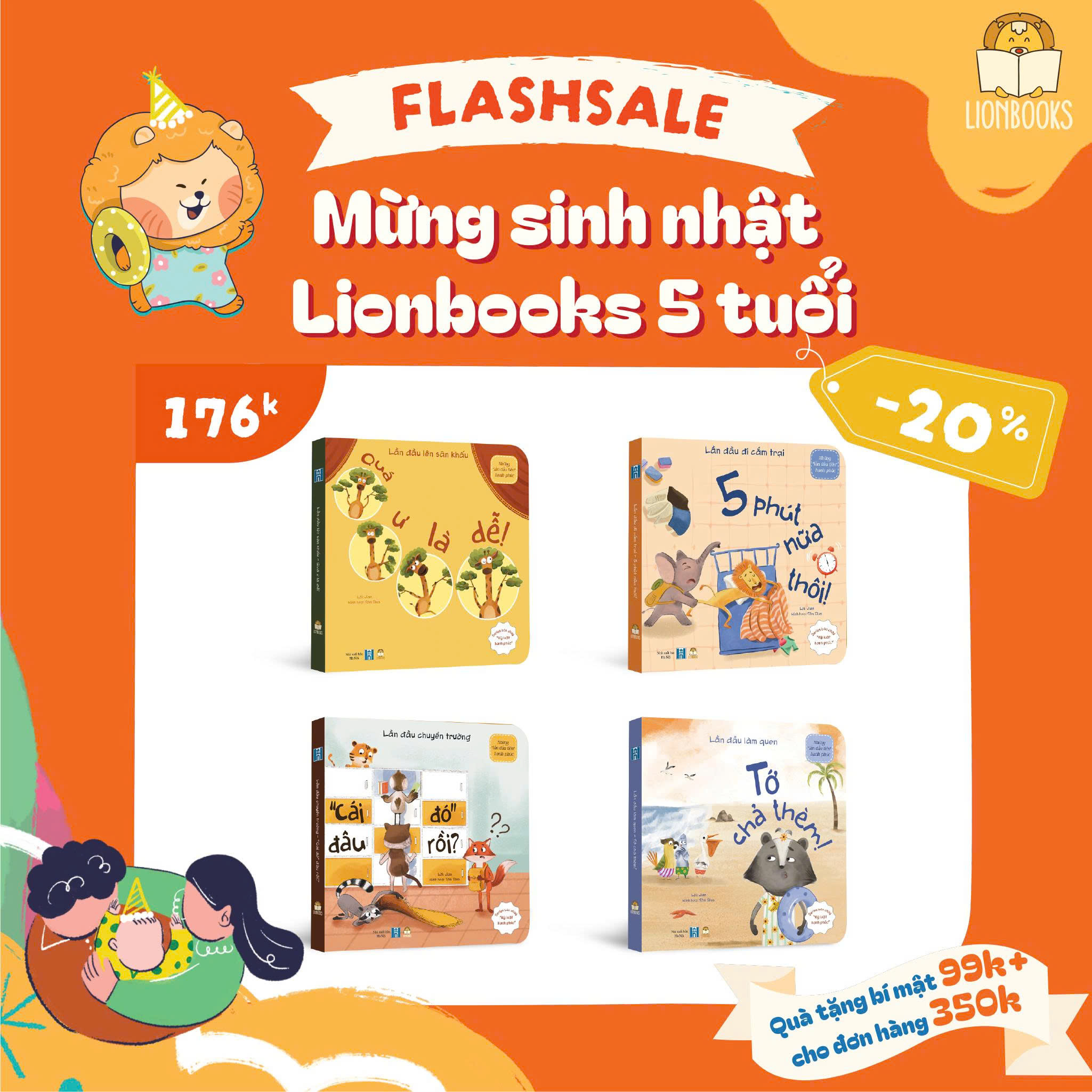 Bộ sách Những lần đầu tiên hạnh phúc 4 cuốn bồi cứng