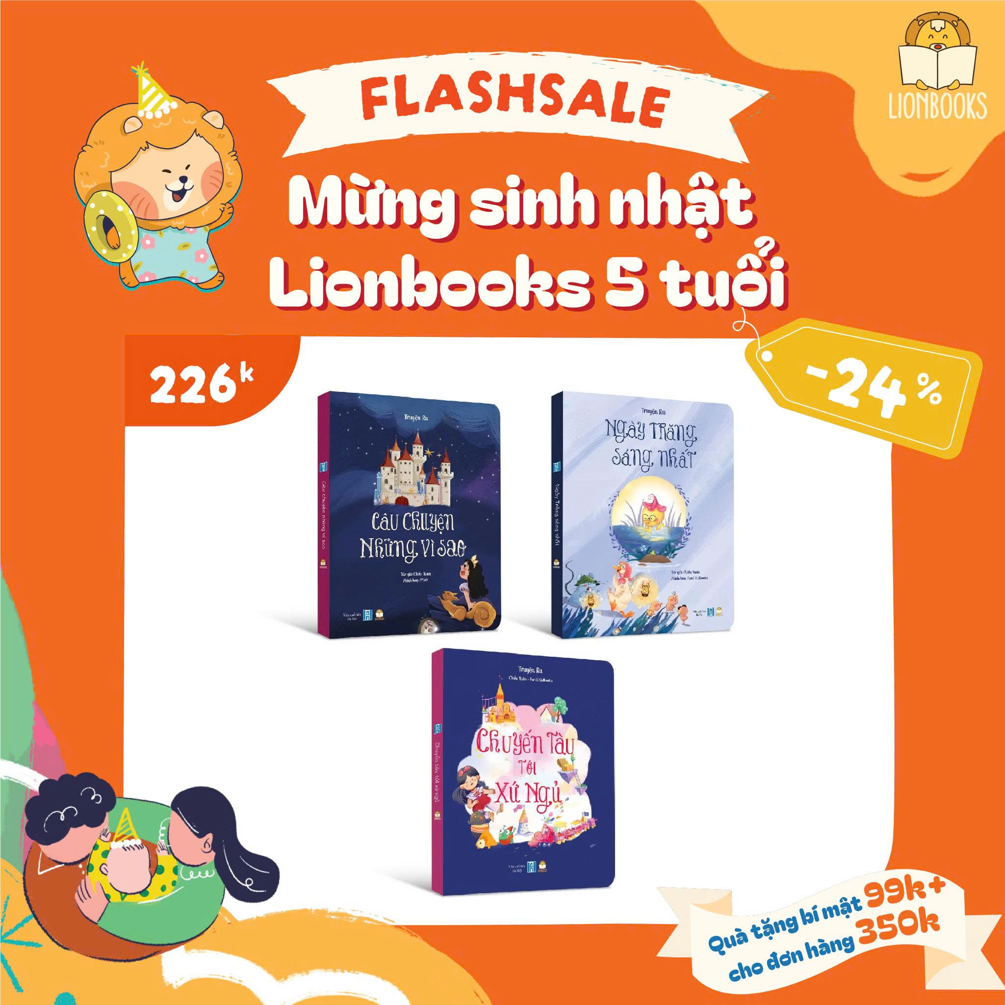 Combo 3 cuốn Truyện ru đọc trước giờ đi ngủ bồi cứng