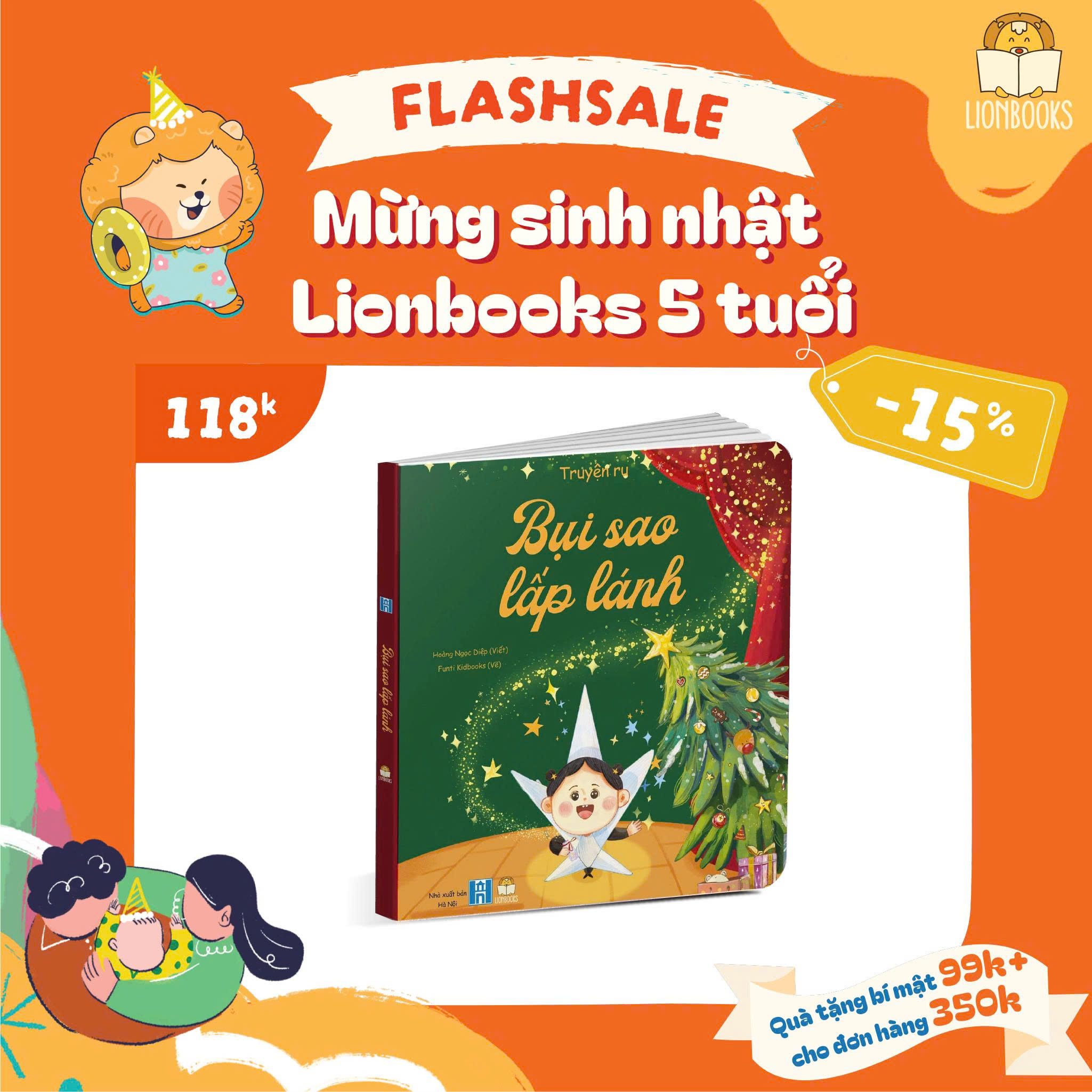 * Cuốn Bụi sao lấp lánh bồi cứng