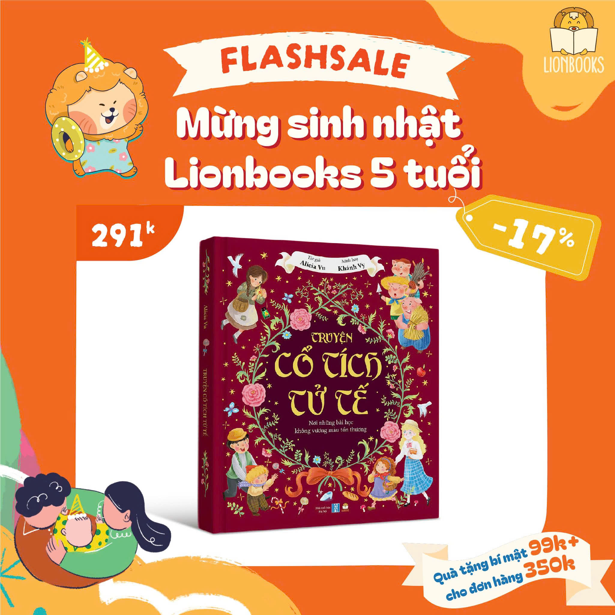 Cuốn Truyện cổ tích tử tế bìa cứng tái bản 2026