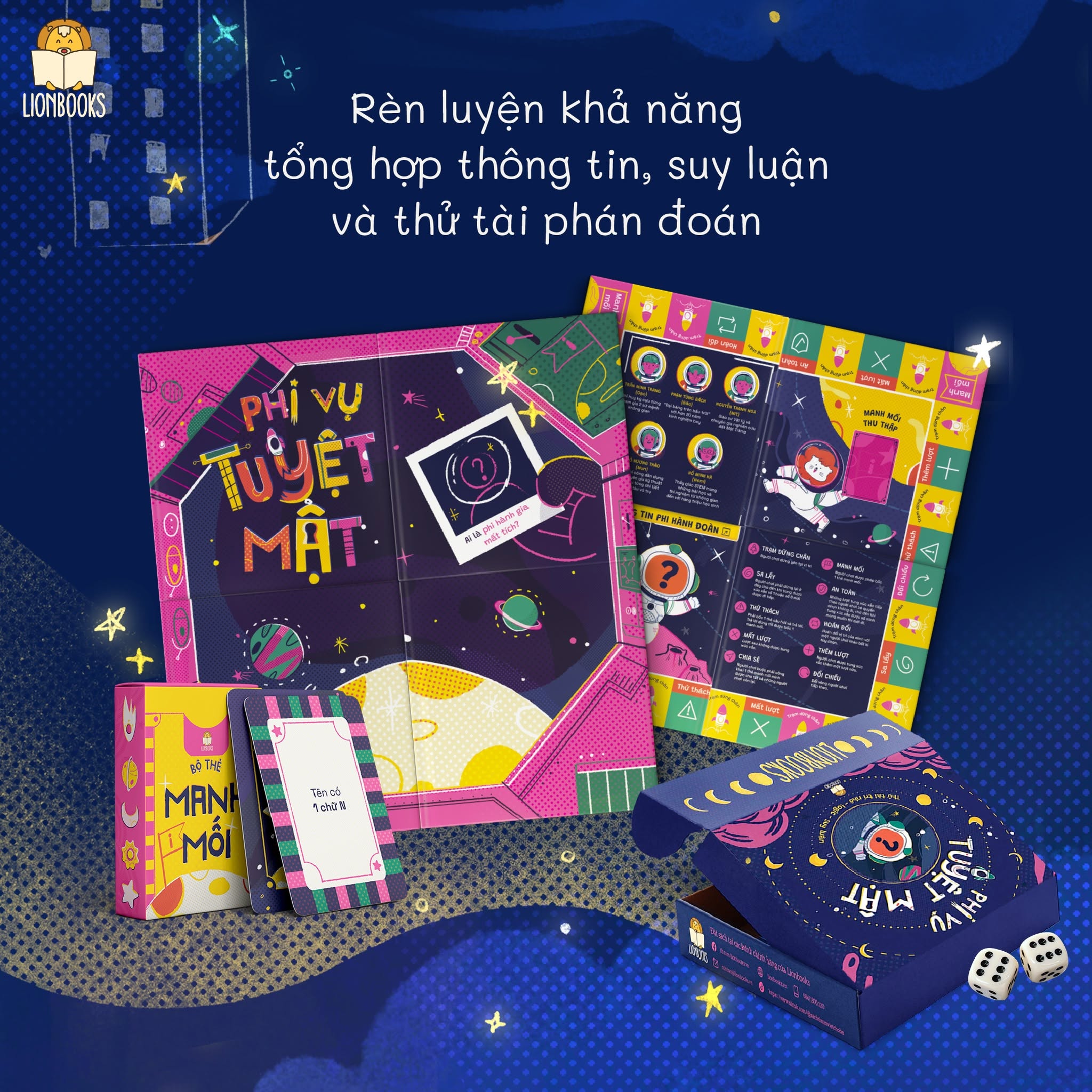 * Hộp trò chơi Phi vụ tuyệt mật full set