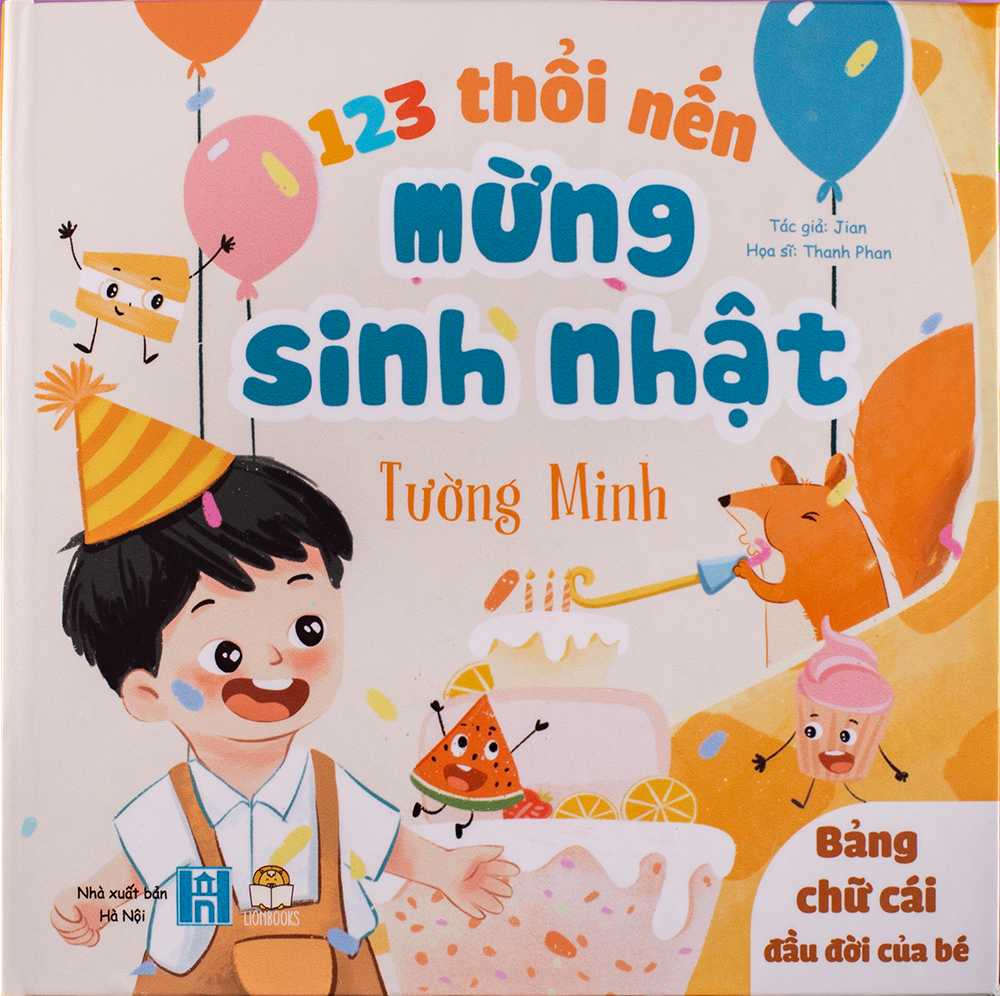 *Cuốn 123 thổi nến mừng sinh nhật Bé Trai