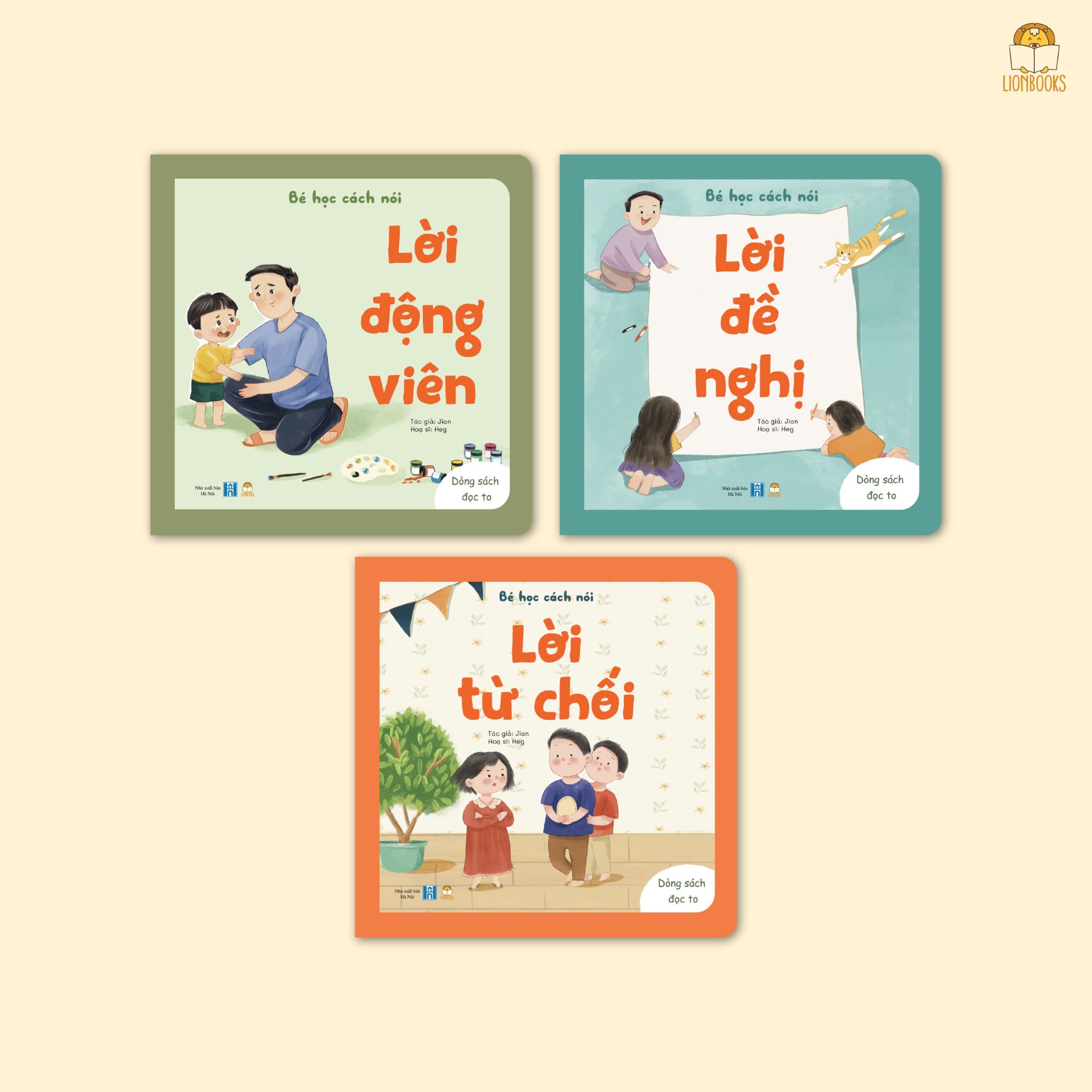 Bộ Bé học cách nói Phần 2 3 cuốn