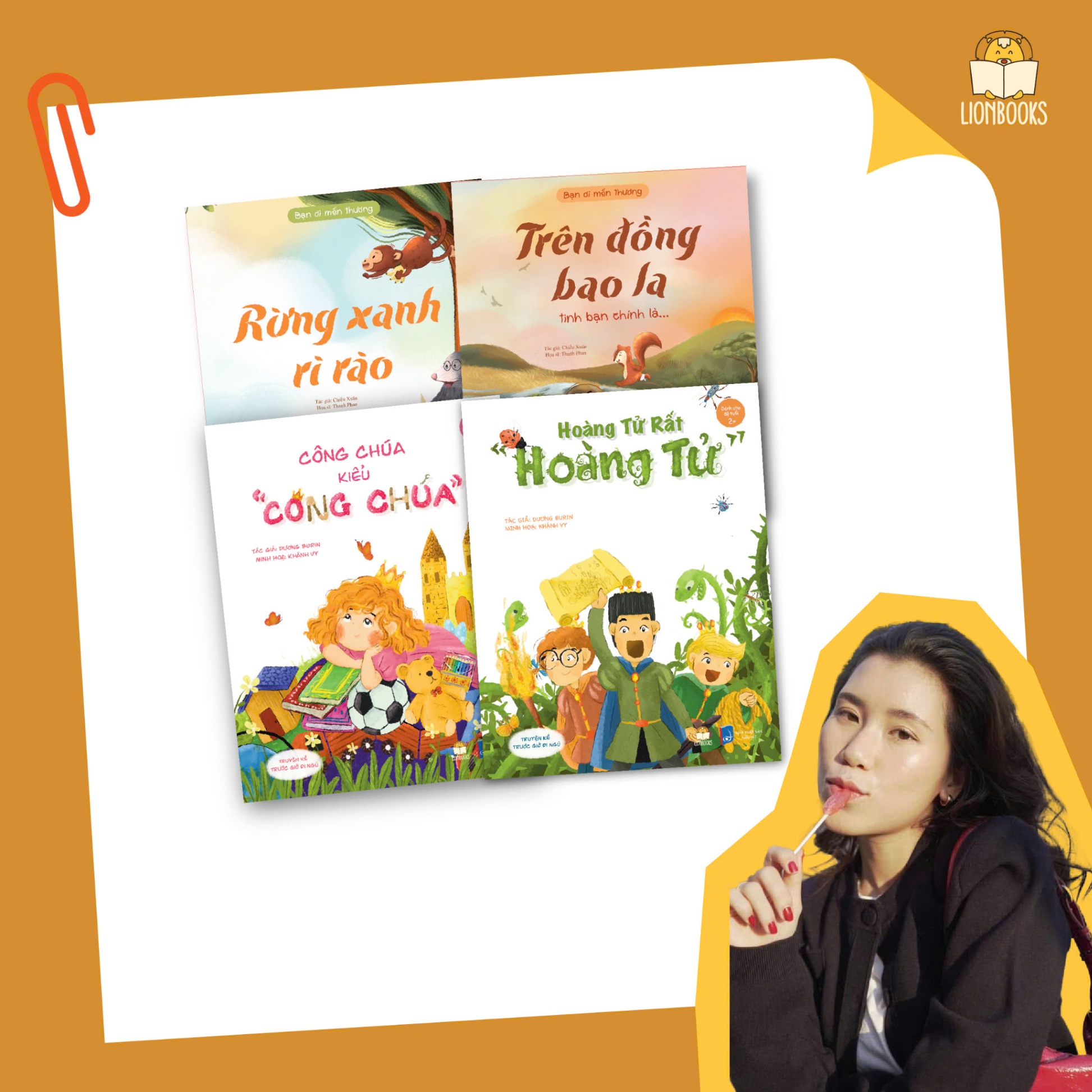 Combo 4Q Truyện kể (Rừng +Tình bạn+Công chúa+Hoàng tử)