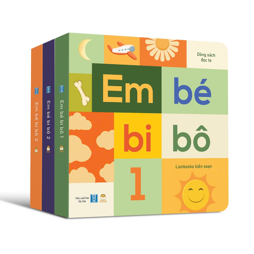 Bộ Em Bé Bi Bô 3 cuốn Bồi cứng
