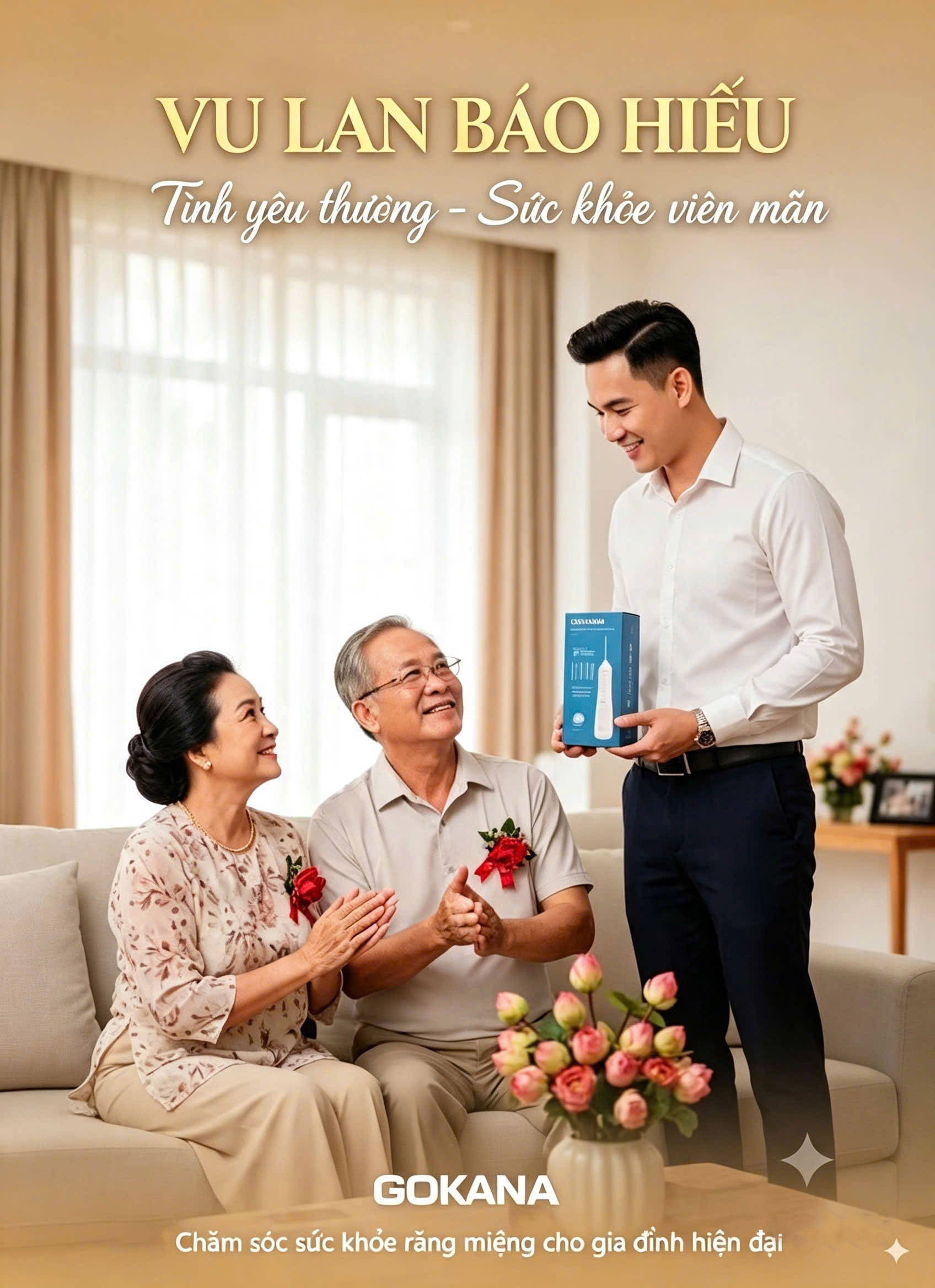 VU LAN BÁO HIẾU – CÙNG GOKANA CHĂM SÓC NỤ CƯỜI CHA MẸ