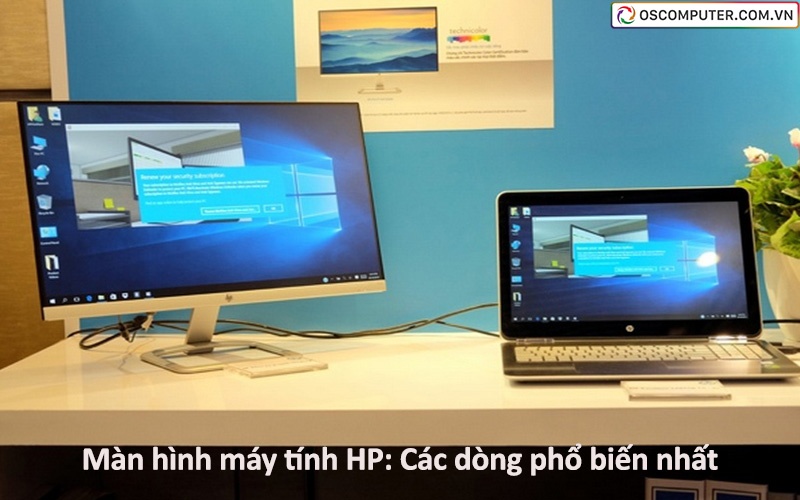 Màn hình máy tính HP: Các dòng phổ biến nhất