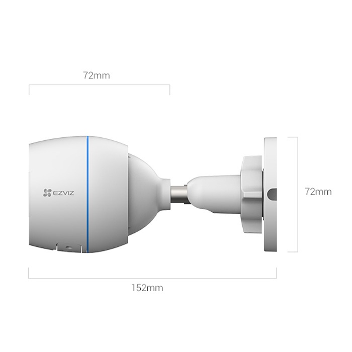 Camera Wi-Fi Ngoài Trời Ezviz C3TN Color 2MP