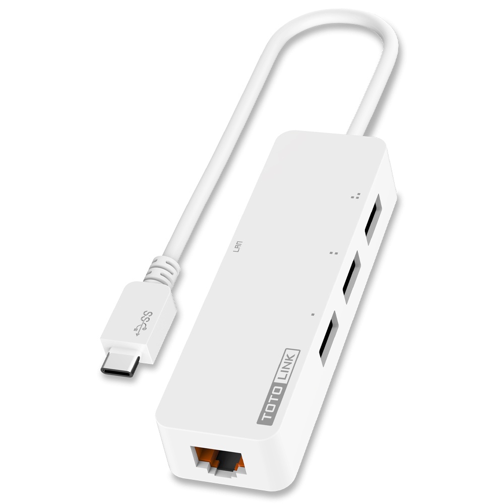 Bộ Chuyển USB Type-C To Ethernet RJ45 Totolink U1003C