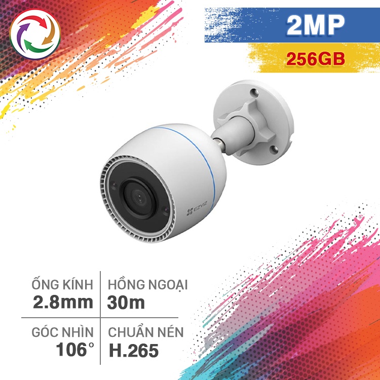 Camera Wi-Fi Ngoài Trời Ezviz C3TN 2MP