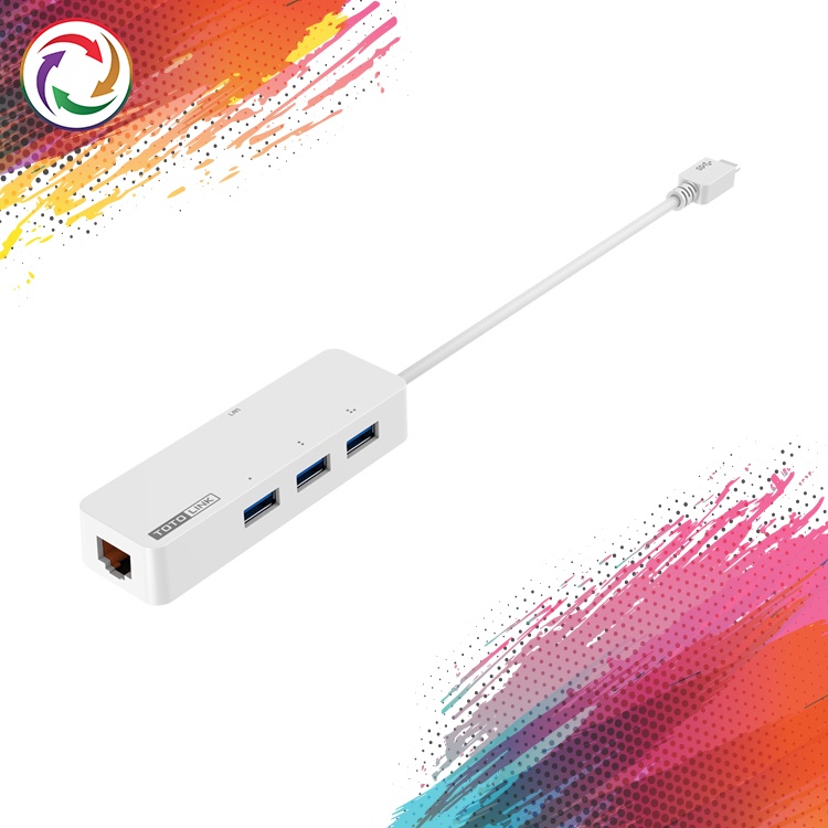 Bộ Chuyển USB Type-C To Ethernet RJ45 Totolink U1003C