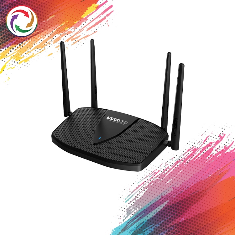 Router WiFi 6 Băng Tần Kép Gigabit AX1800 Totolink X5000R