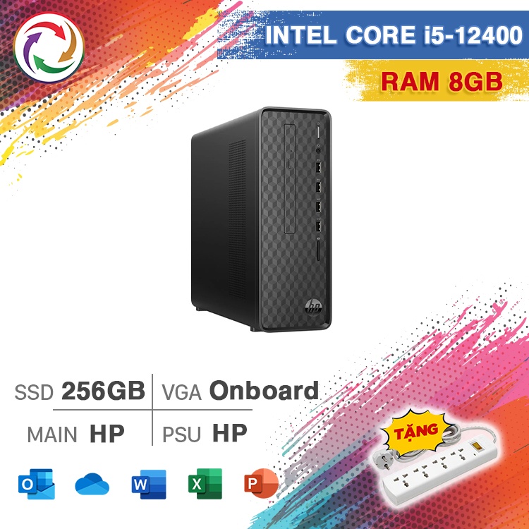 Máy Tính Bàn HP S01-PF2033D 6L604PA (i5/8GB/256GB)