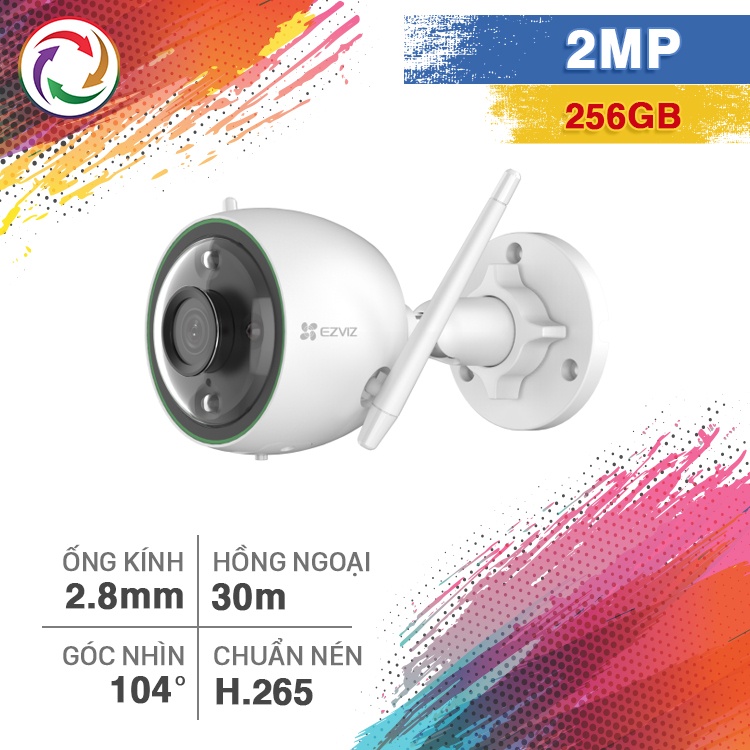 Camera Wi-Fi Ngoài Trời Ezviz C3N 2MP