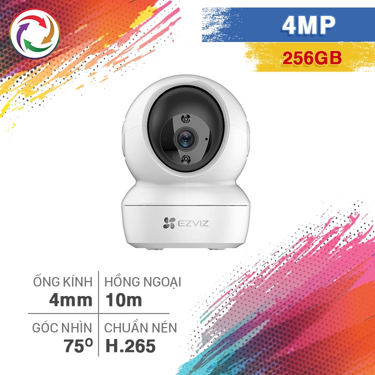 Camera Wi-Fi Ezviz 360 C6N 4MP