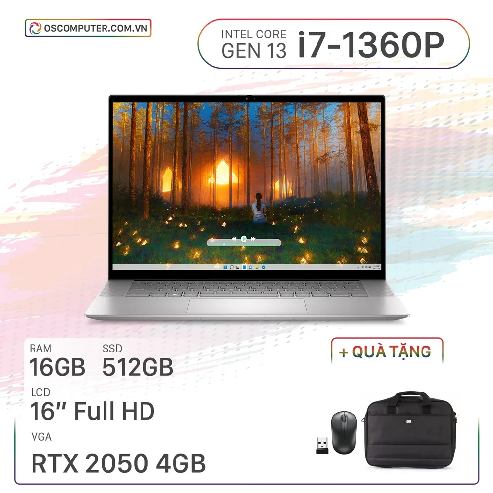 Laptop Dell Inspiron 16 5630 i7P165W11SL2050 (i7/16GB/512GB/RTX 2050)