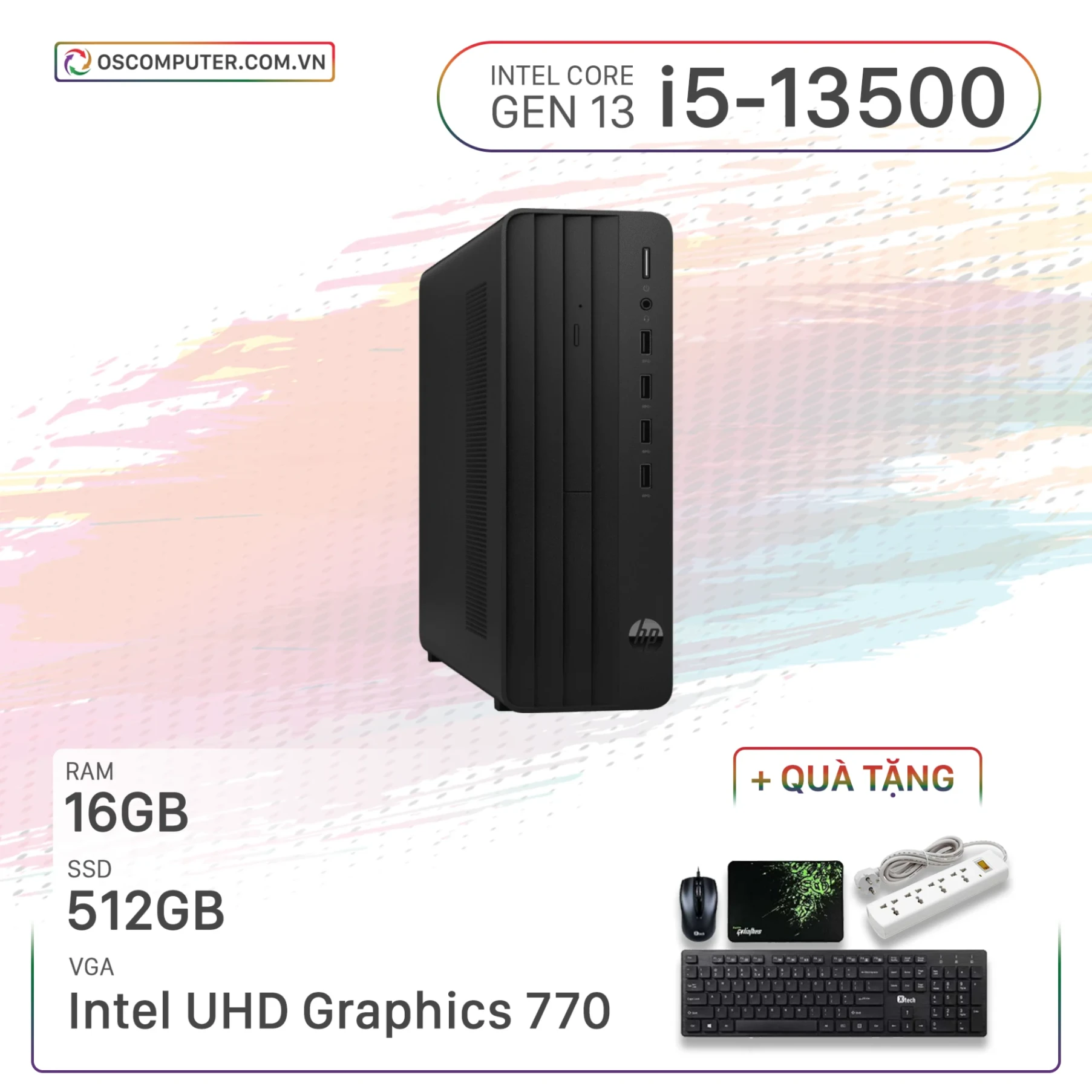 Máy Tính Bàn HP Pro 280 G9 SFF 9H1S6PT (i5-13500/16GB/512GB)