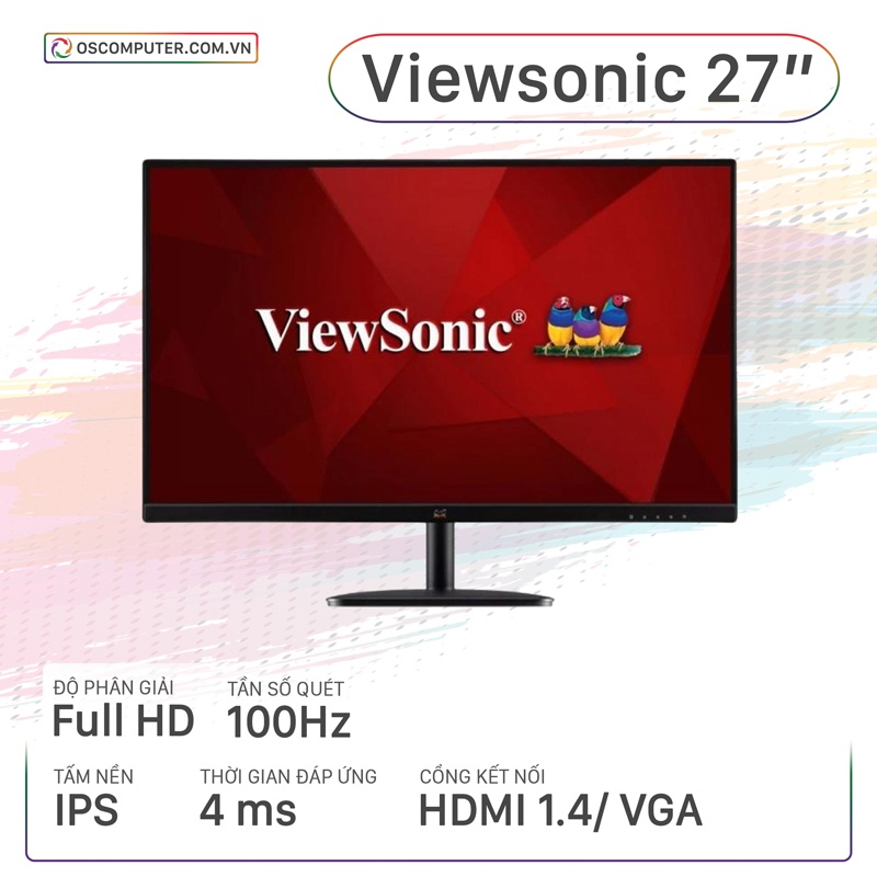 Màn Hình Máy Tính Viewsonic VA2732-H (23.8