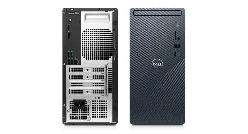 Mặt t rước và sau PC Dell Inspiron 3020