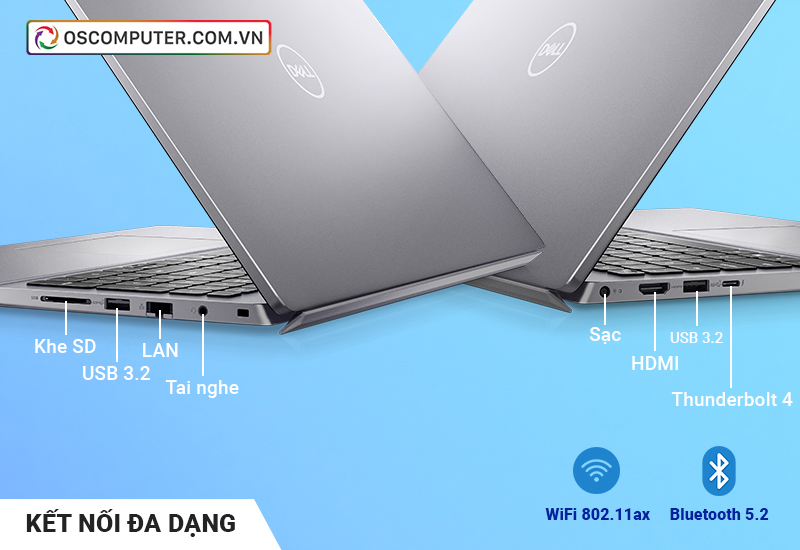 Cổng kết nối Laptop Dell Vostro 16 5630 THT7N