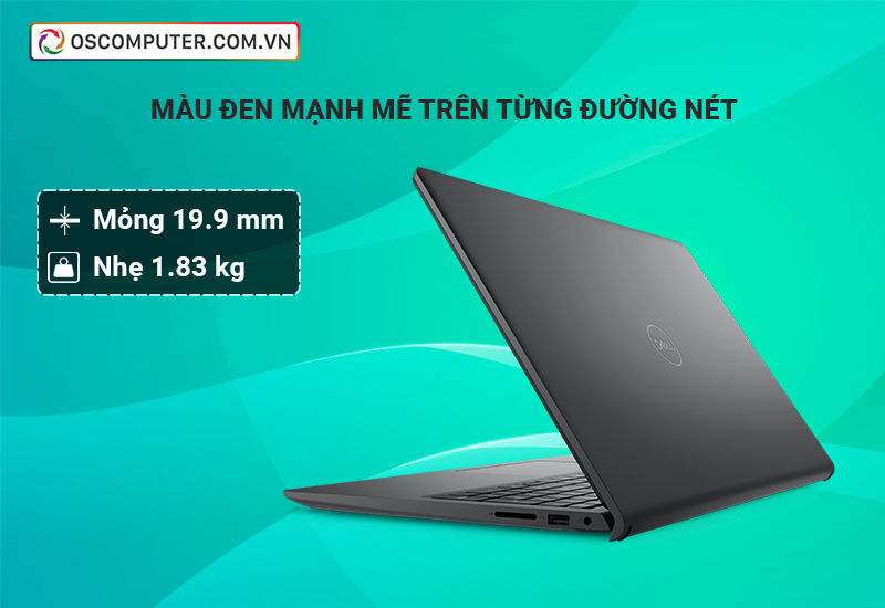 Kích thước laptop Dell Inspiron 15 3520 i5U085W11BLU