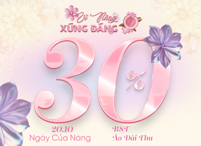 MỪNG NGÀY PHÁI ĐẸP 20.10 | YOONA TẶNG NÀNG ƯU ĐÃI SALE 30%