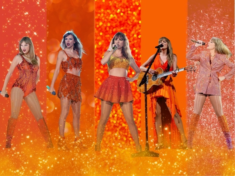 Chinh phục màu cam như Taylor Swift không hề khó