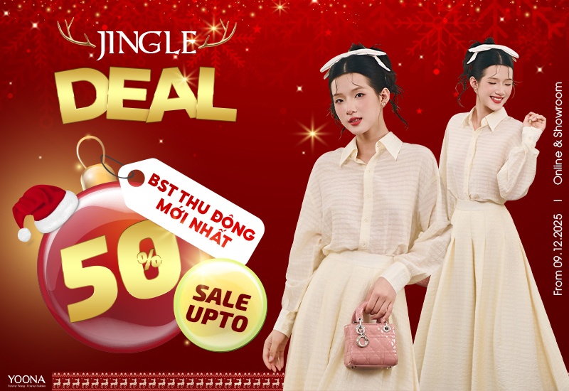JINGLE DEAL | SALE OFF 50% ITEMS THU ĐÔNG MỚI NHẤT