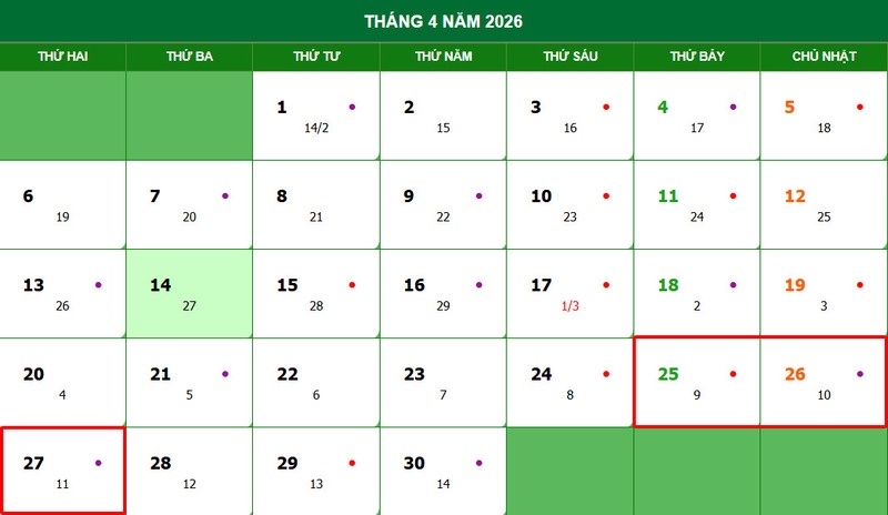 Giỗ tổ Hùng Vương, 30/4 - 1/5 có được nghỉ 9 ngày liên tiếp không?